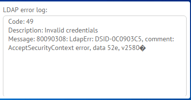 AD errors